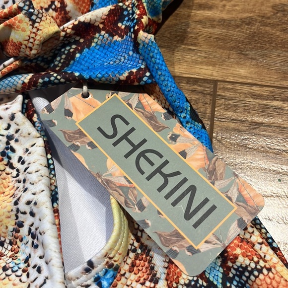 SHEKINI Women's One Shoulder Bandage Bathing Suits Cutout Swimsuit Monok… - Picture 5 of 12